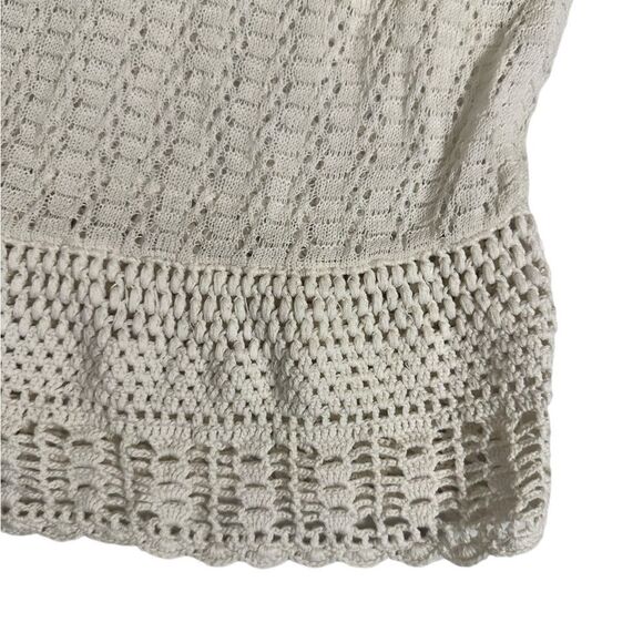 BCBGMAXAZRIA Runway Silk Blend Crochet Lace Top Size Small - Picture 9 of 16